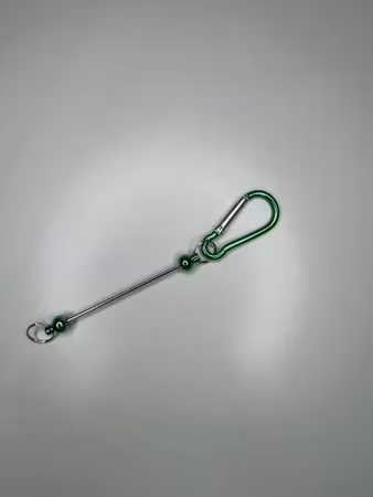 Pärlbar nyckelring grön (st)