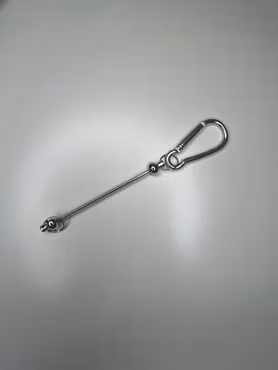 Pärlbar nyckelring silver (st)