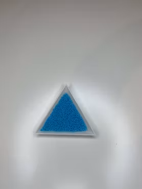 Miyuki seed beads - Opaque Light Blue 15/0,