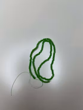 Facetterade glaspärlor Grön 4mm