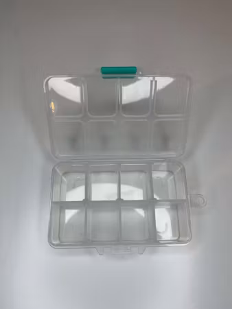 Förvaringsask, 8 fack med lösa väggar