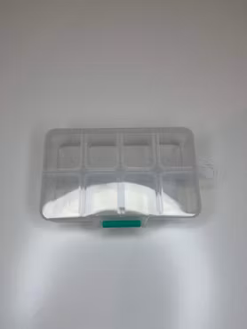 Förvaringsask, 8 fack med lösa väggar