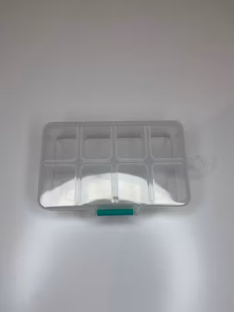 Förvaringsask, 8 fack med lösa väggar