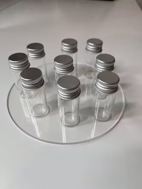 Glasburk med skruvlock (st)