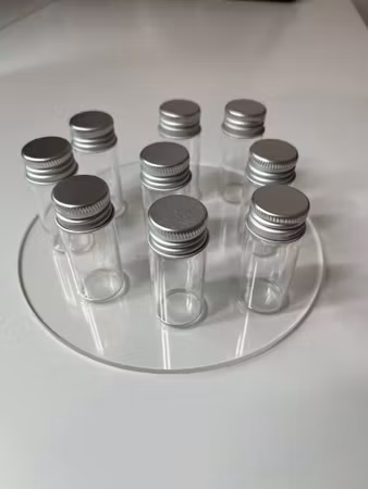 Glasburk med skruvlock (st)