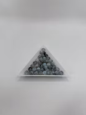 Glaspärlor spraymålade 6-7 mm Marmor (40st)