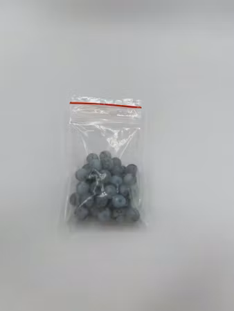 Glaspärlor spraymålade 6-7 mm Marmor (40st)