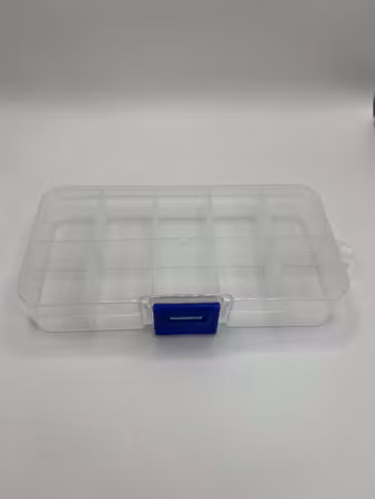 Pearl box loose walls 130x70x23 mm, Transparent (pcs)