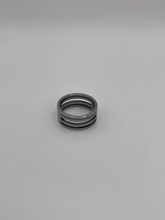 Bindringsring 21mm, silver (st)