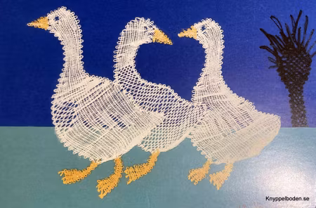 Gåsmarsch 11x8 cm