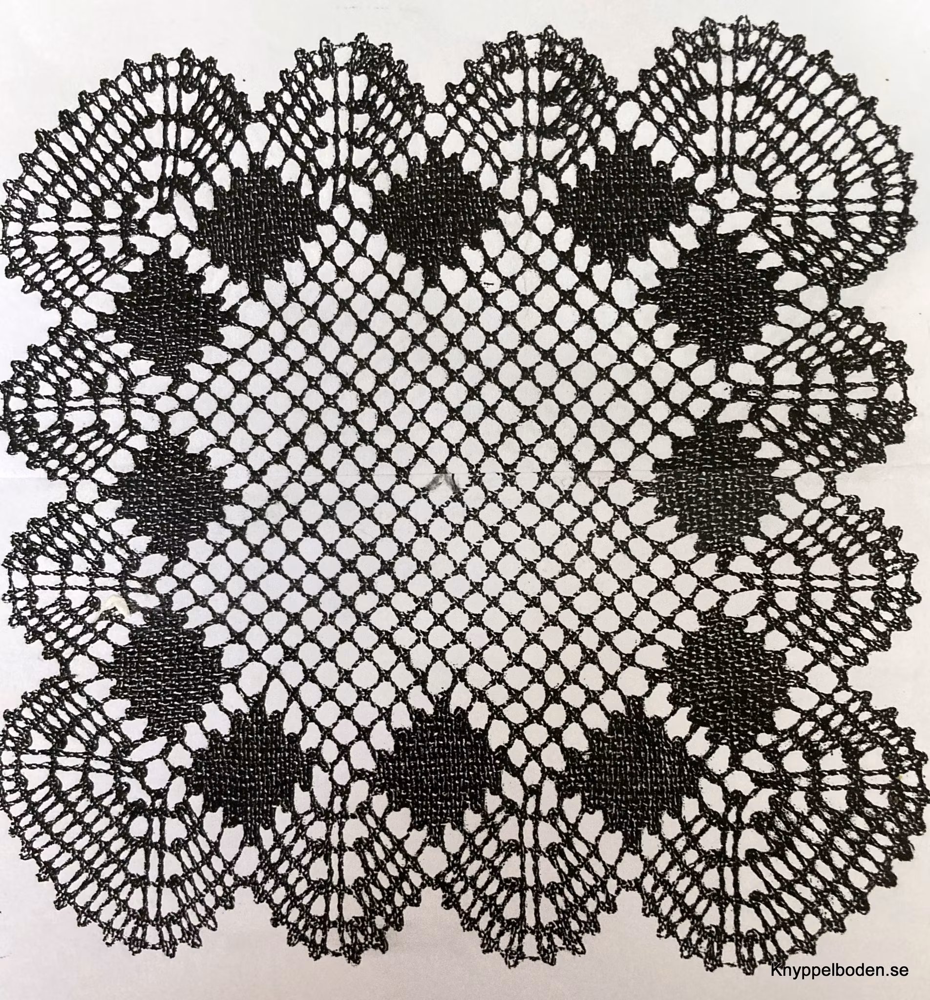 Udden och plätten 13x13 cm