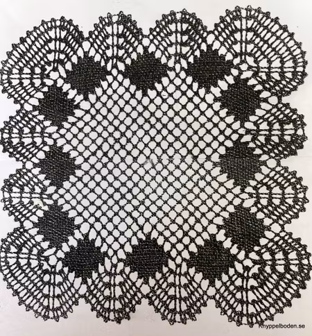 Udden och plätten 13x13 cm