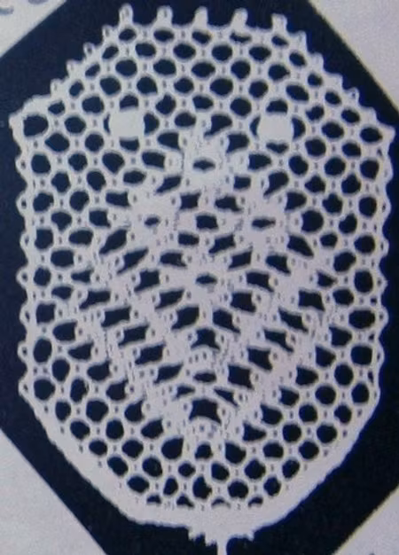 Motiv nr 8, 2,9x3,8 cm, Hildur Kratz