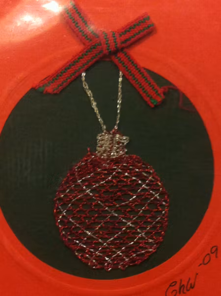 Julgranskula  4x3 cm