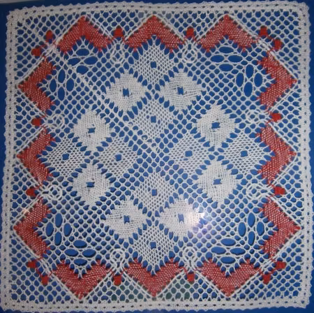 Ruter fyra   17x17 cm