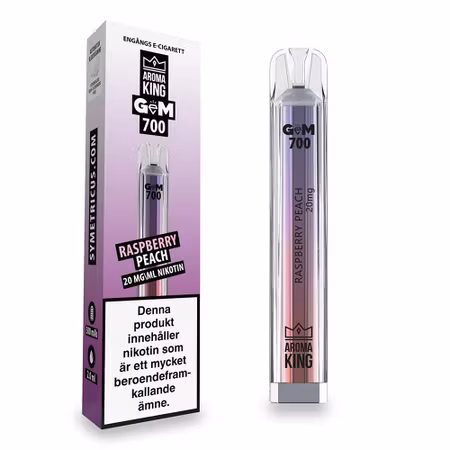 Aroma King Gem Bar Raspberry Peach