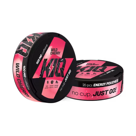 KIQ - Wild Cherry Koffeinpåsar 100mg