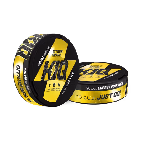 KIQ - Citrus Spark Koffeinpåsar 100mg