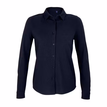 Pikéskjorta med lång ärm för dam | Neoblu