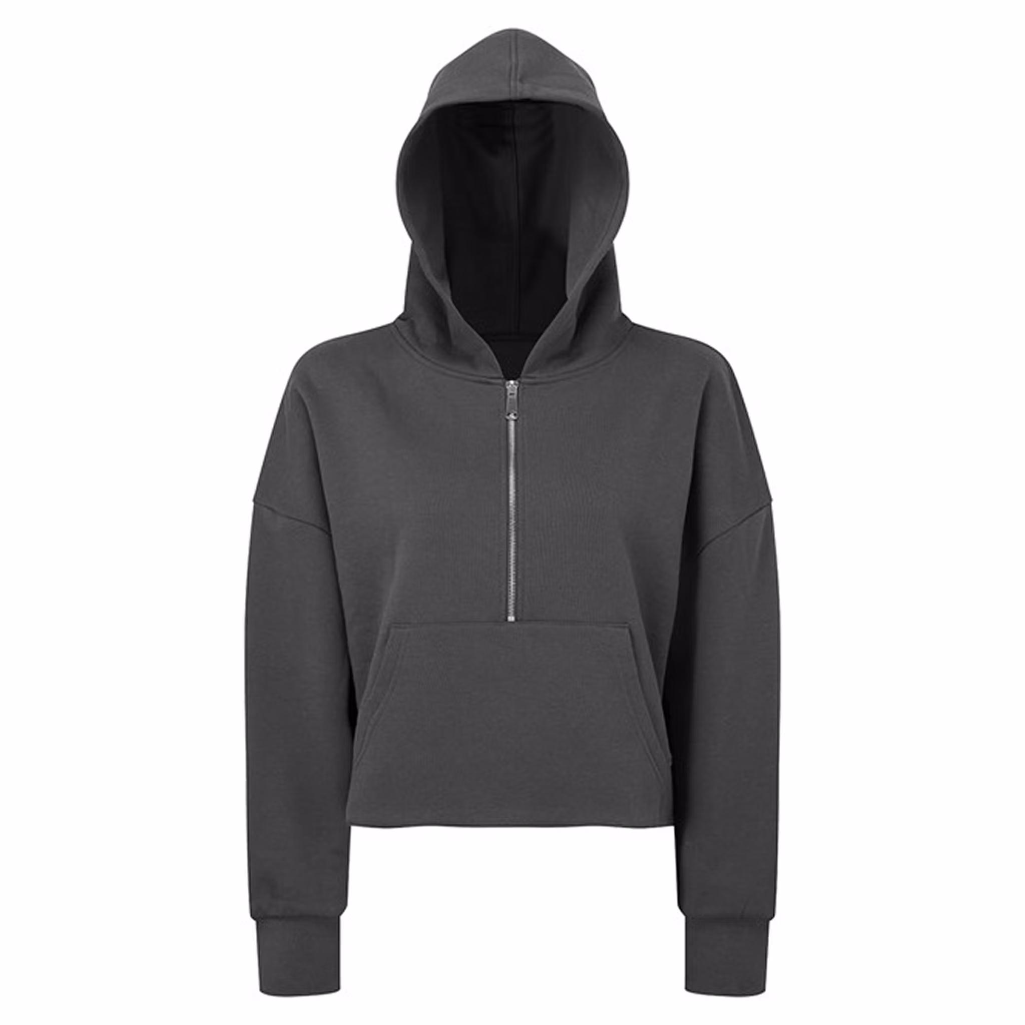 Damhoodie med halv dragkedja | TriDri