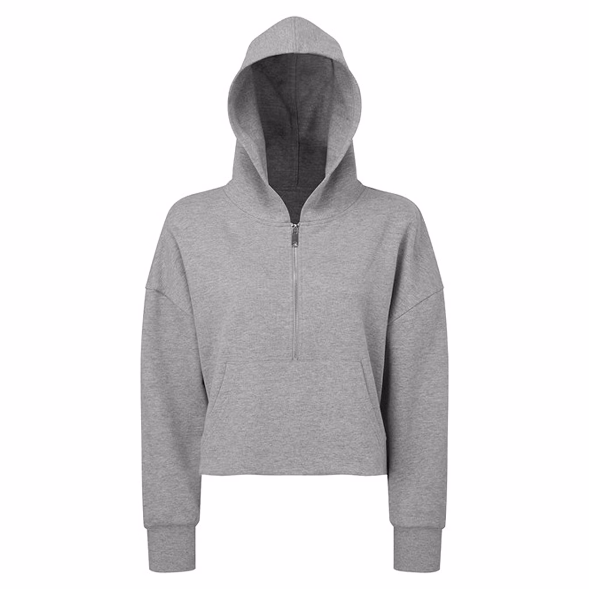 Damhoodie med halv dragkedja | TriDri