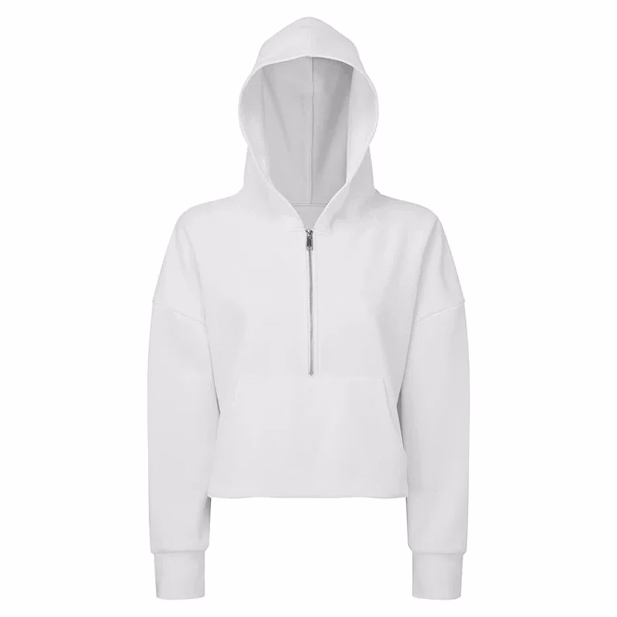 Damhoodie med halv dragkedja | TriDri