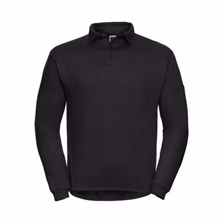 Kraftig sweatshirt med krage för herr | Russell