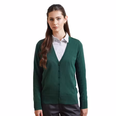 Stickad kofta med knappar för dam | Premier