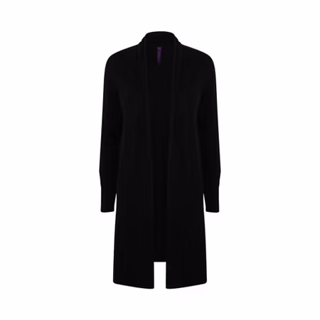 Stickad lång kofta för dam | Henbury