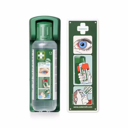 Vägghållare för 1 ögonduschflaska (500 ml) | Cederroth