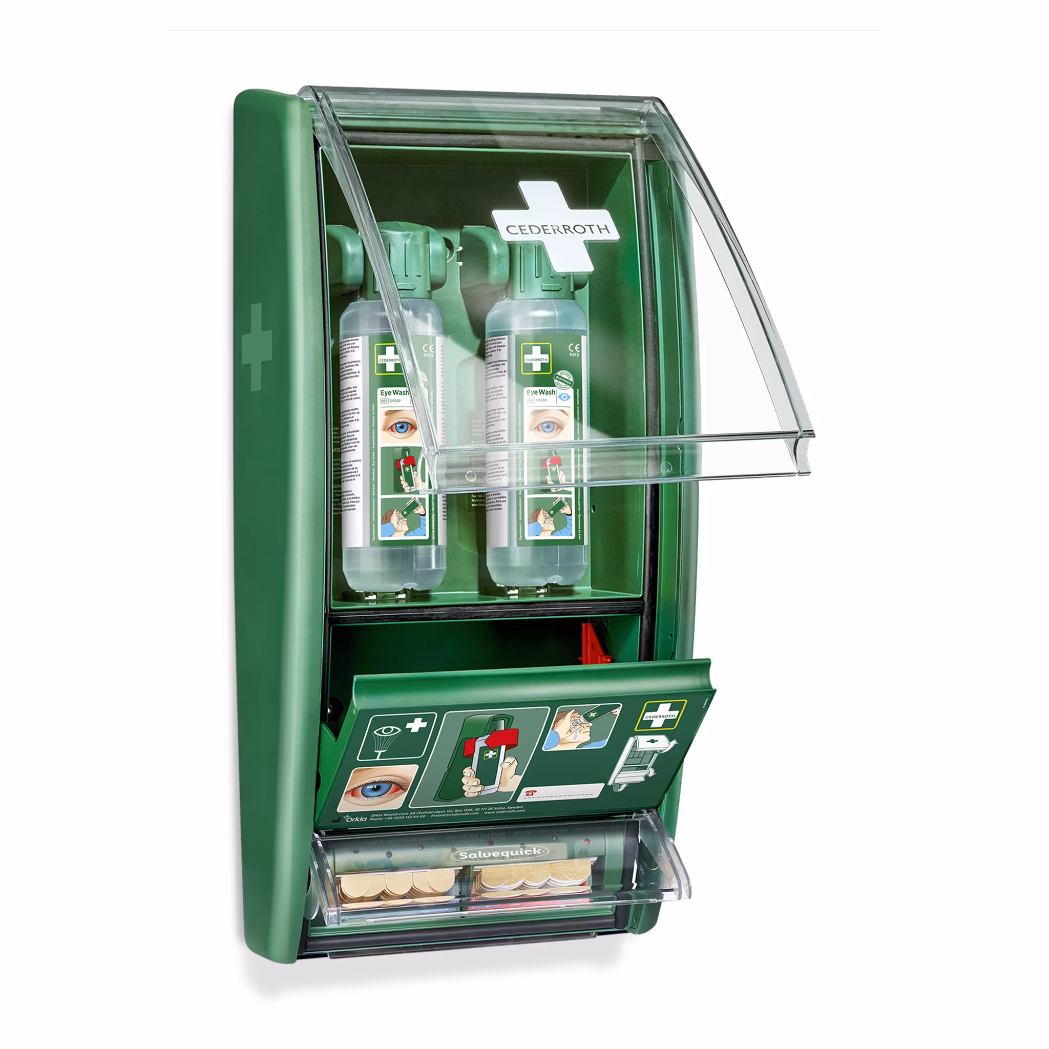 Ögonduschstation med 2 × 500 ml flaskor | Cederroth