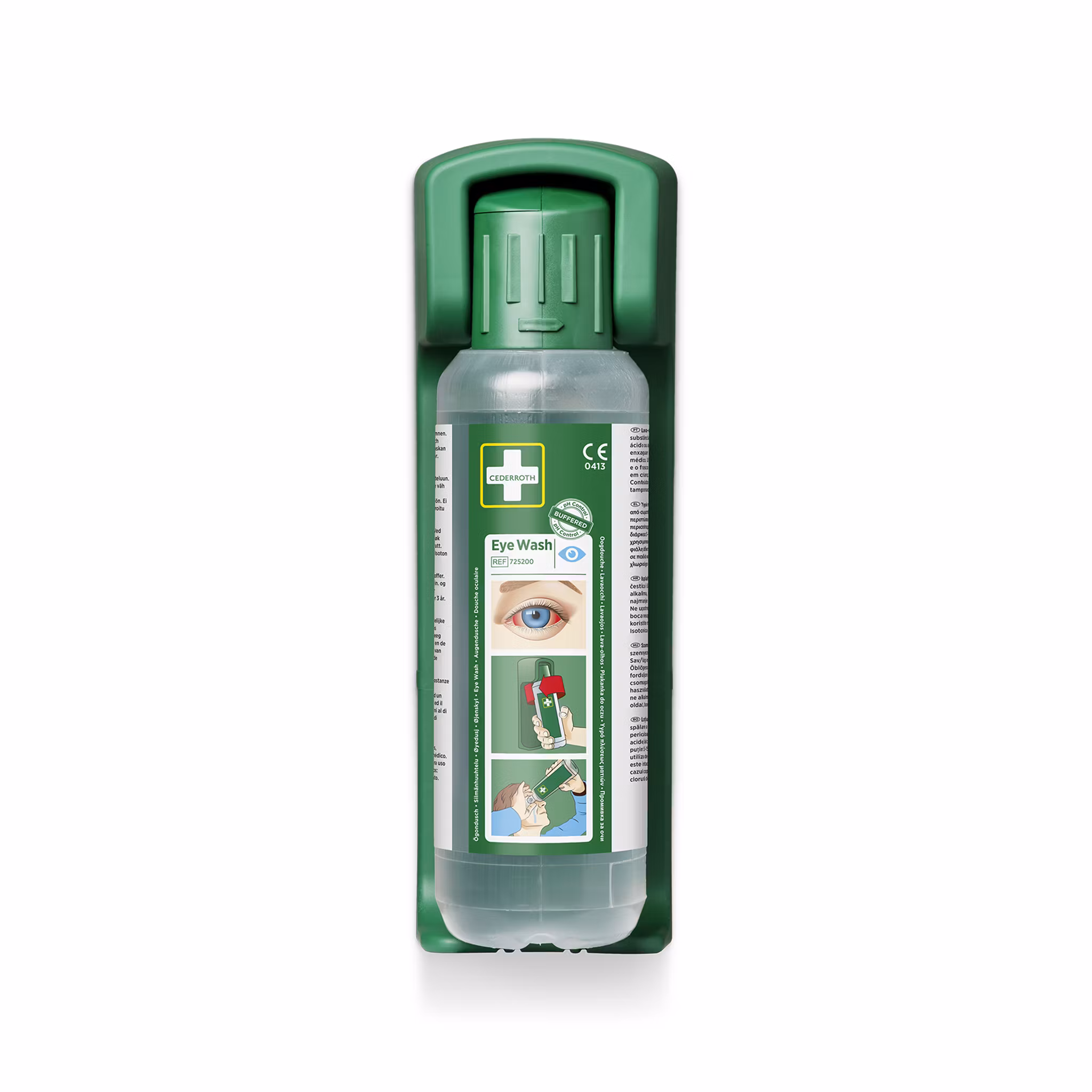 Vägghållare för 1 ögonduschflaska (500 ml) | Cederroth