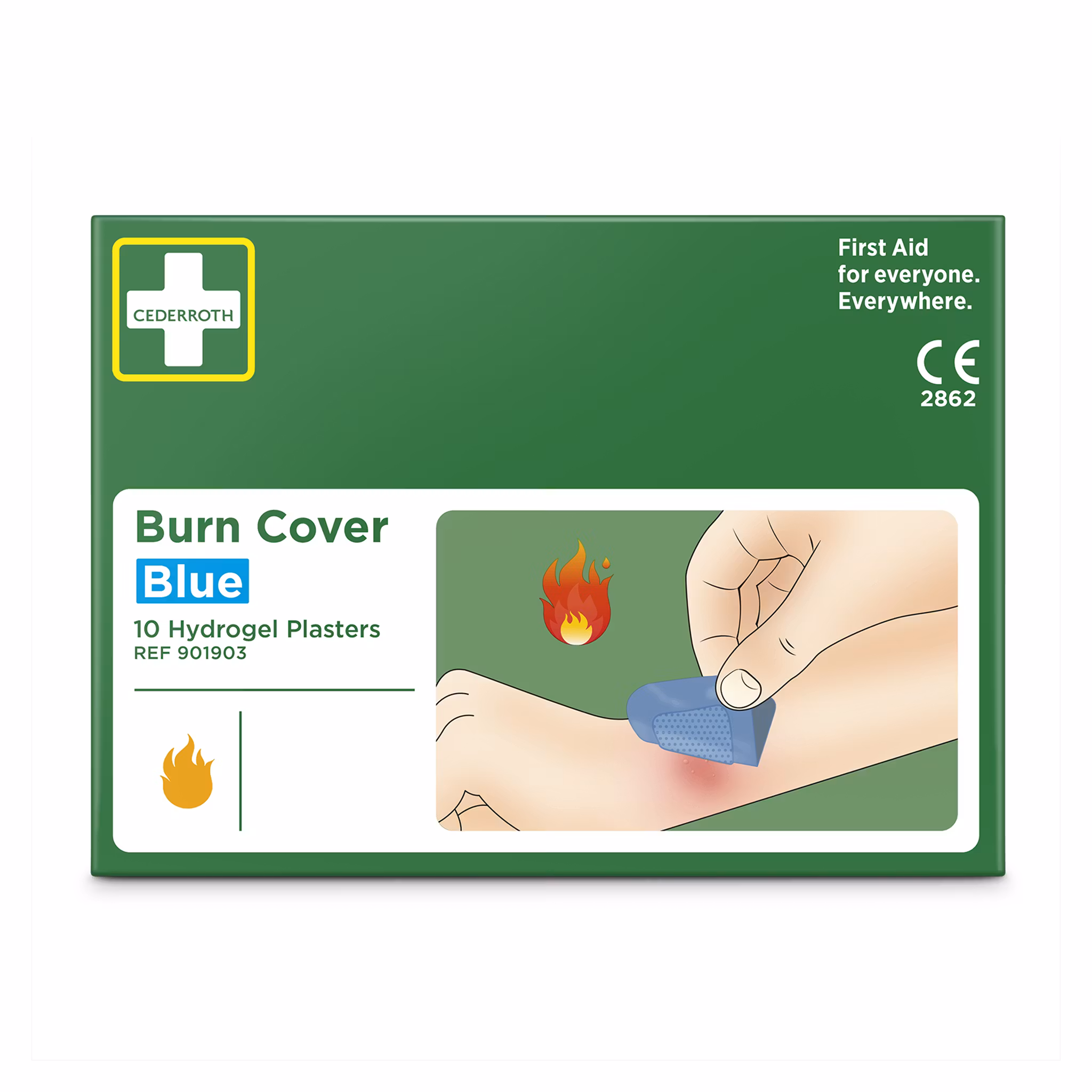 Burn Cover – hydrogelplåster för mindre brännskador | Cederroth