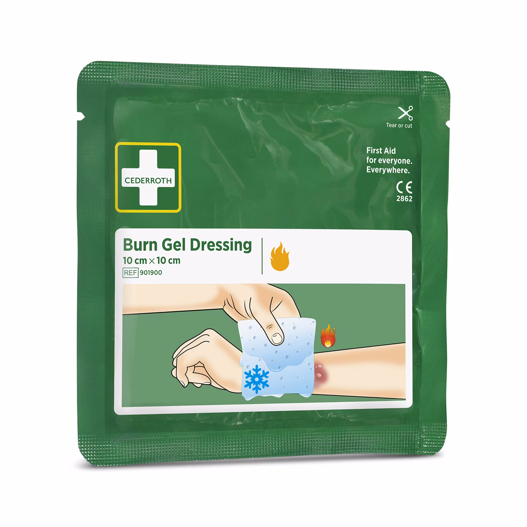 Brännskadekompress 10×10 cm – 2-pack | Cederroth