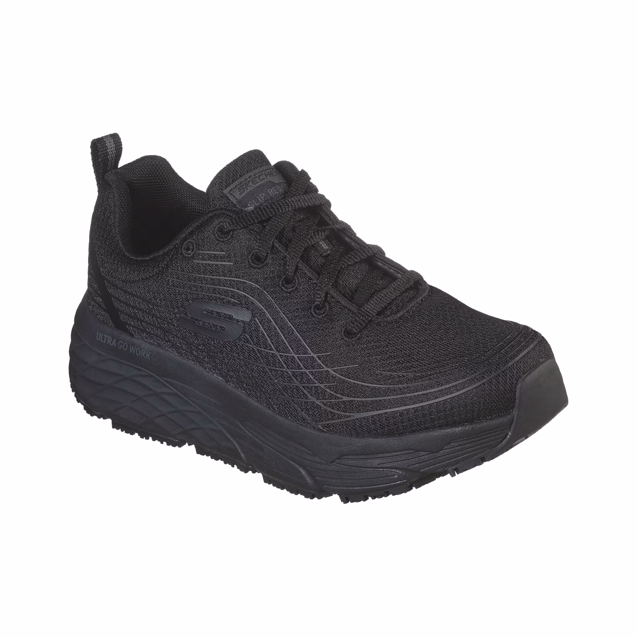 Arbetssko med maximal dämpning och halksäker sula | Skechers