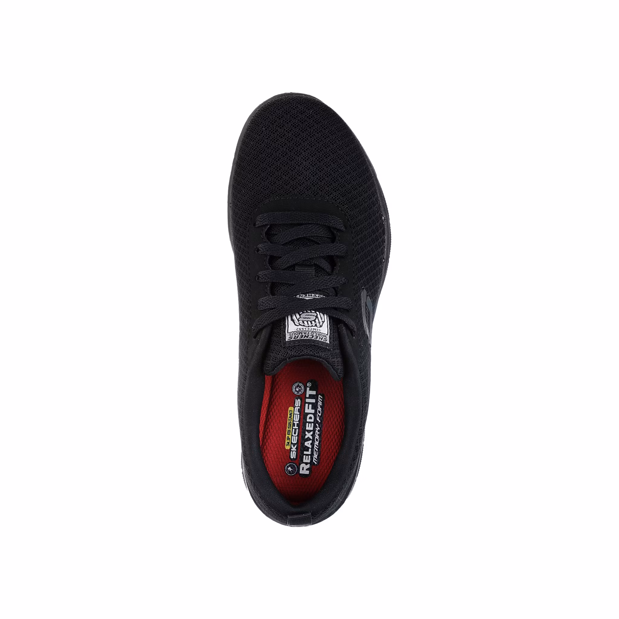 Arbetssko med rymlig passform och halksäker sula | Skechers