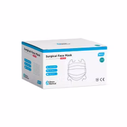 Munskydd med knytband Typ IIR – Grön (50-pack) | Gibson Medical