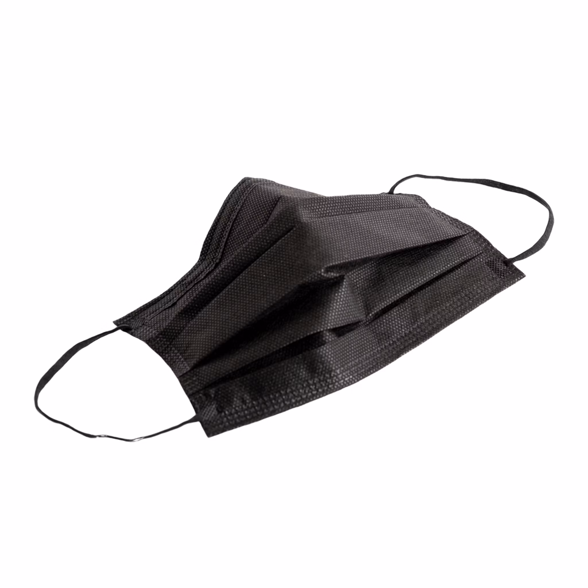 Munskydd med öronband Typ IIR – Svart (10-pack) | Gibson Medical