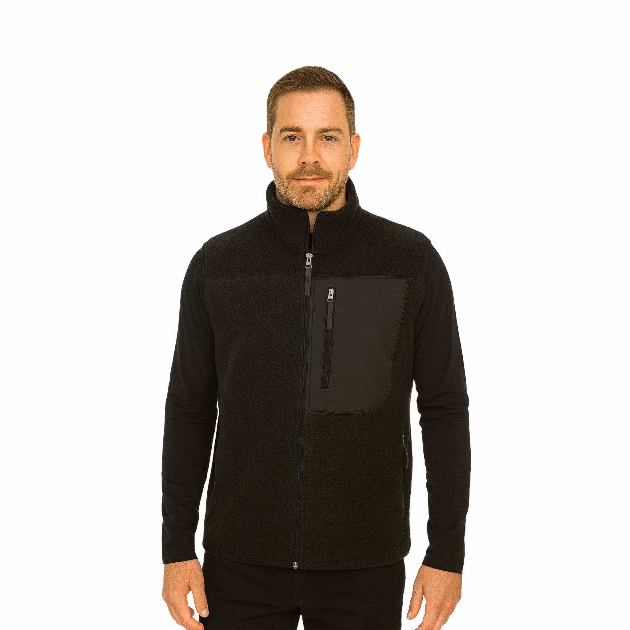 Fleeceväst i återvunnen polyester med justerbar passform | Texstar