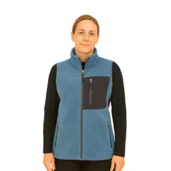 Fleeceväst för dam i återvunnen polyester med justerbar passform | Texstar