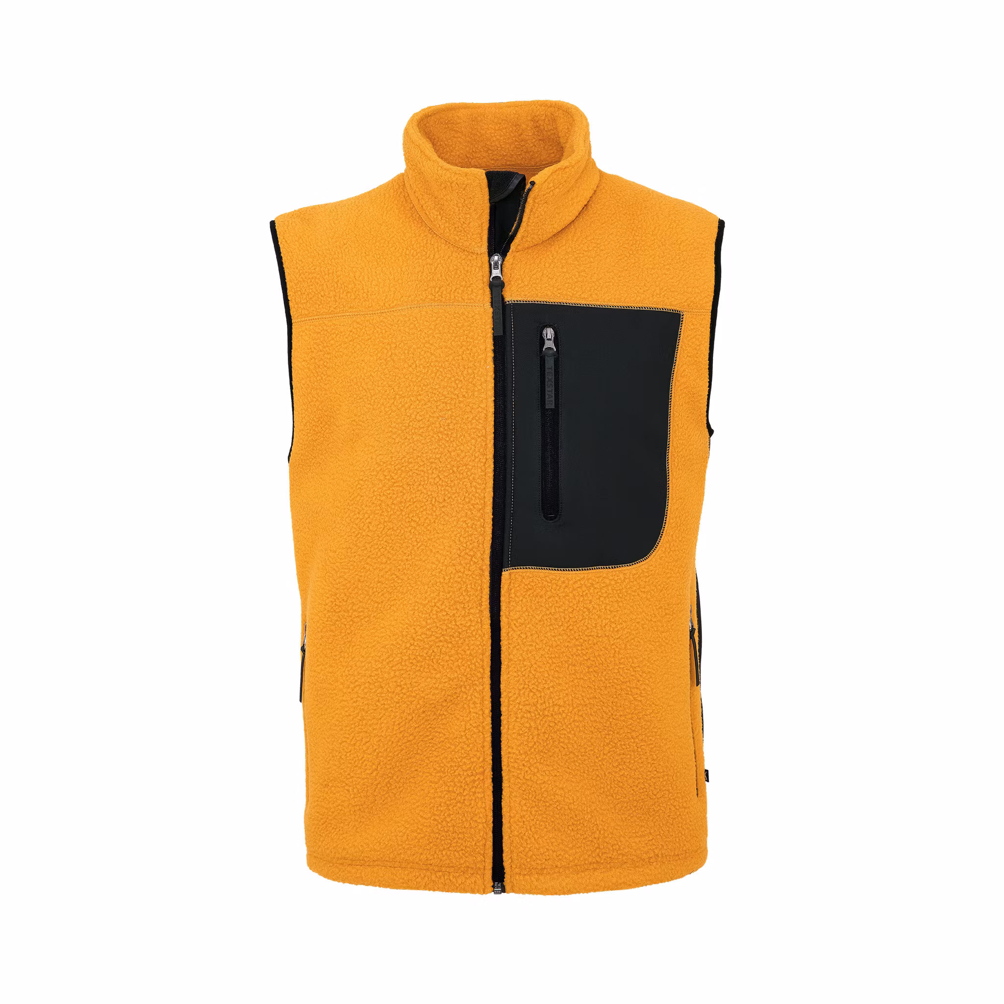 Fleeceväst i återvunnen polyester med justerbar passform | Texstar