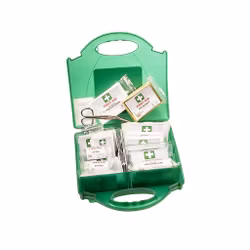 Första hjälpen-kit för medelstora arbetsplatser – 25+ delar | Portwest