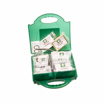 Första hjälpen-kit för medelstora arbetsplatser – 25+ delar | Portwest