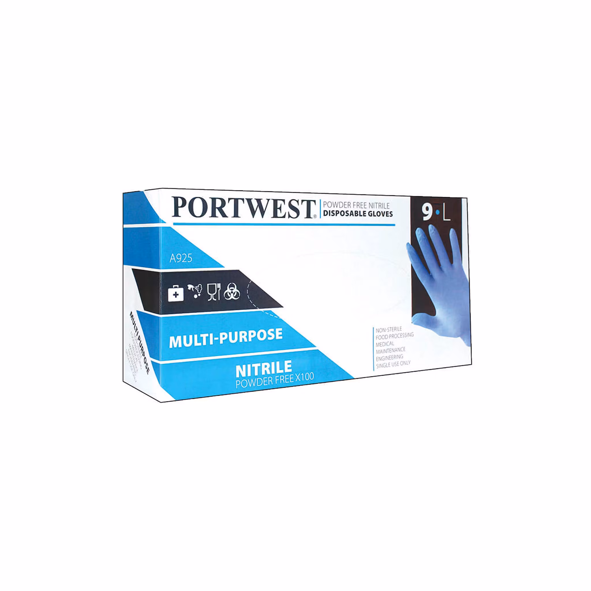 Engångshandskar i nitril - 100-pack | Portwest