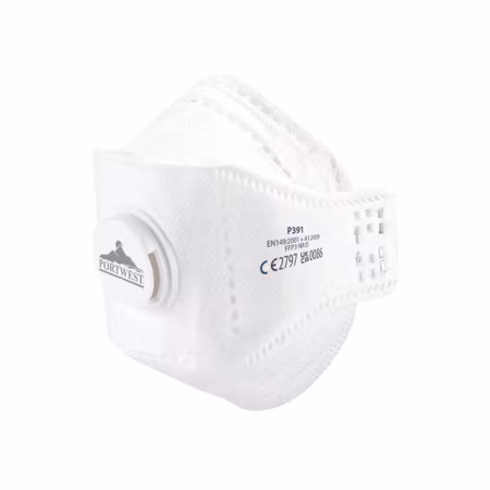FFP3 andningsskydd med ventil – hopfällbar och hög komfort | Portwest