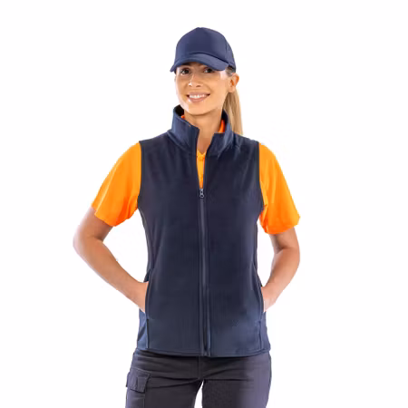 Microfleeceväst i polyester | Result Core