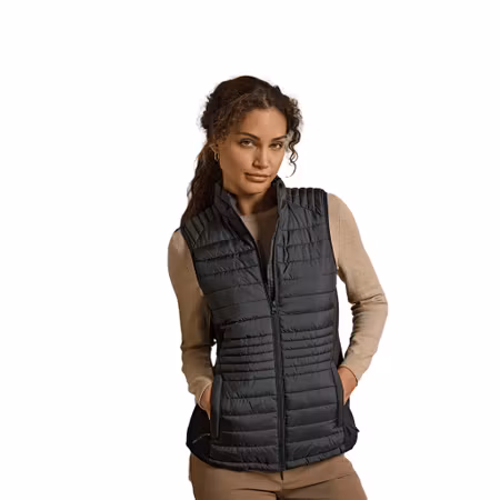 Vadderad väst i återvunnen polyester för dam | Tee Jays