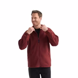 Fleecejacka med hel dragkedja i polyester för herr | Uneek