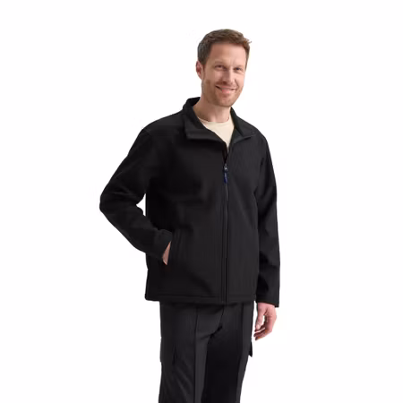 Softshelljacka med hel dragkedja för herr | Uneek