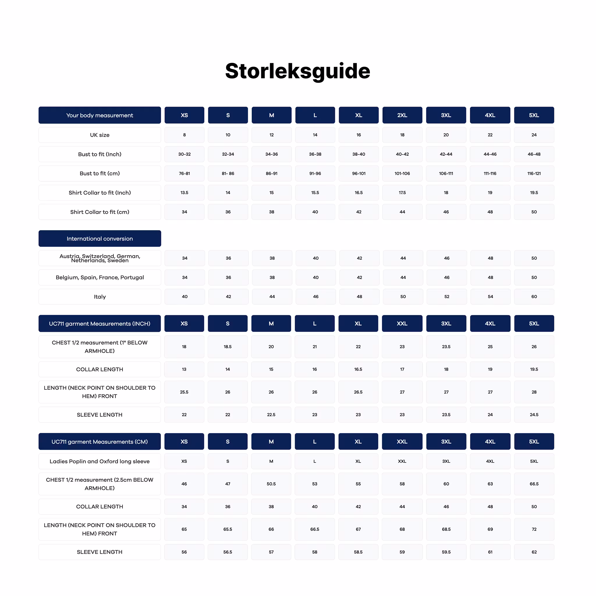 Poplinskjorta med lång ärm i polyester & bomull för dam | Uneek